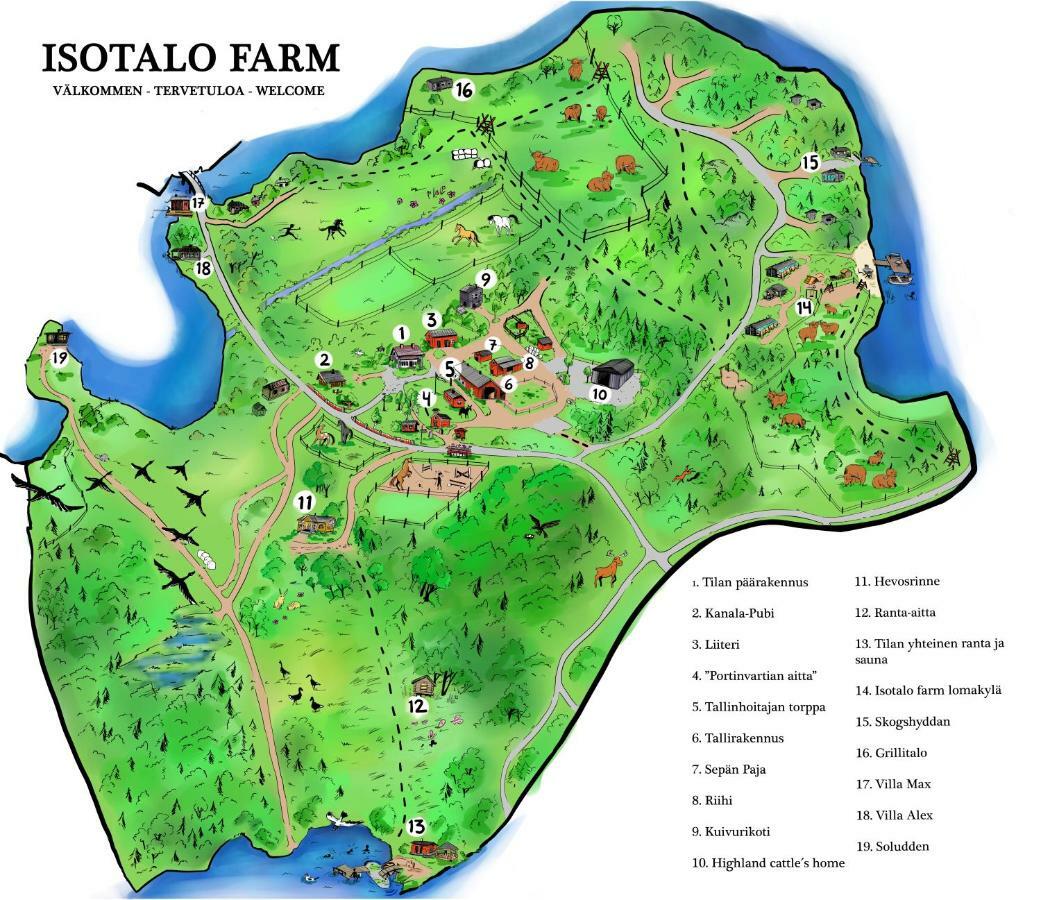 Isotalo Farm at enäjärvi lake Salo  Exteriör bild